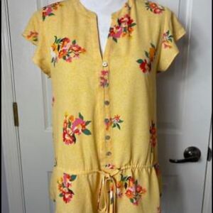 DR2 Women’s  Floral Yellow Floral Top Small
